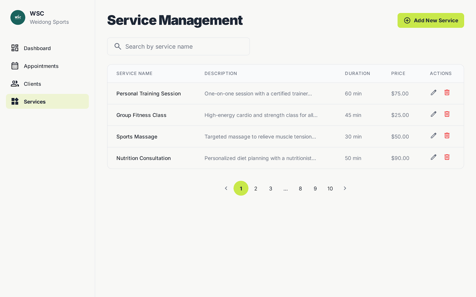 圖 6：靈活的服務配置管理
